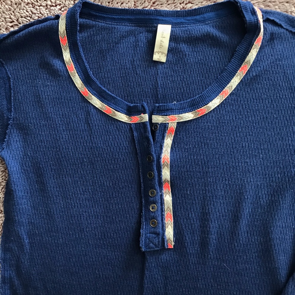 Altar’d State Henley Long Sleeve - Picture 4 of 5